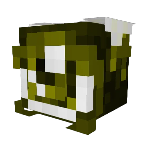 Ad_1012 Minecraft avatar head, 3D render