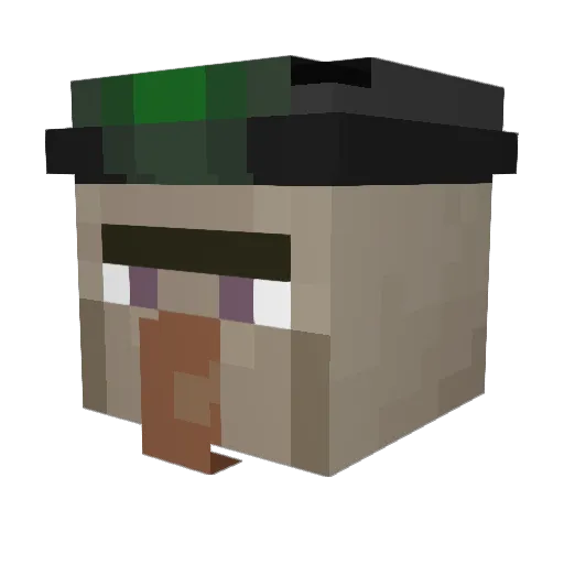 Ad_1016 Minecraft avatar head, 3D render
