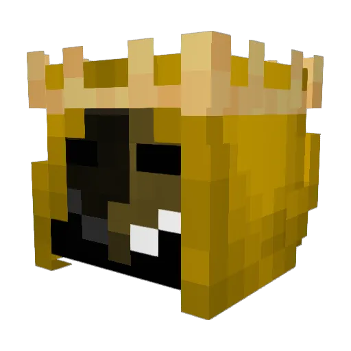 AdaFoxy391 Minecraft avatar head, 3D render