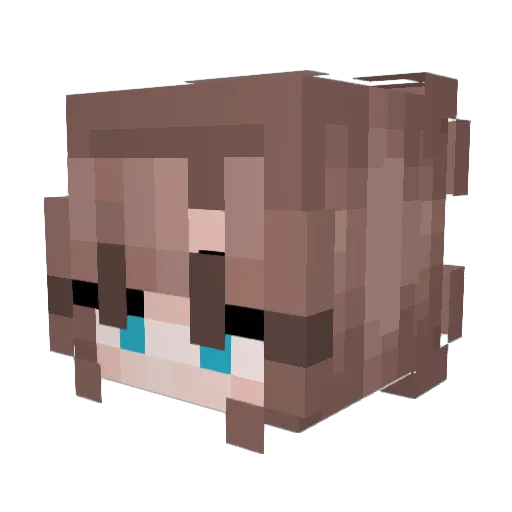 Ada_Isabel Minecraft avatar head, 3D render