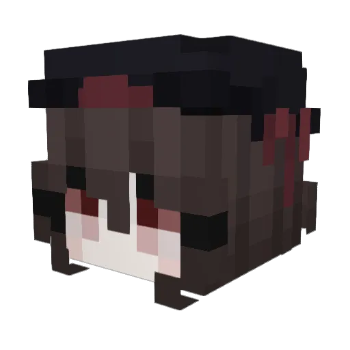Adaa06 Minecraft avatar head, 3D render