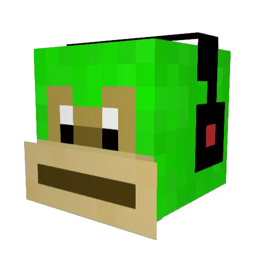 Adaaaam7 Minecraft avatar head, 3D render