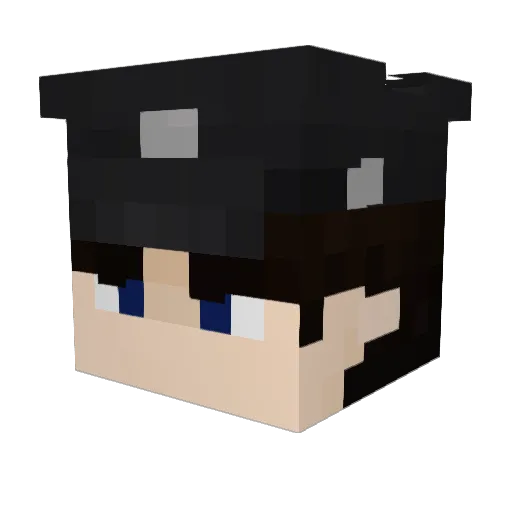 Adair123987 Minecraft avatar head, 3D render