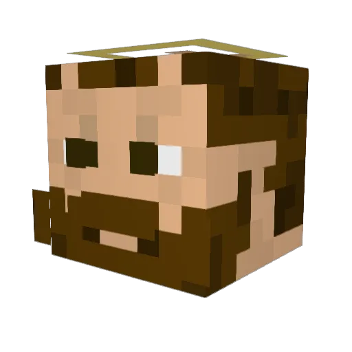 Adair3456 Minecraft avatar head, 3D render
