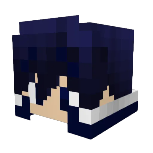 AdairBoys Minecraft avatar head, 3D render
