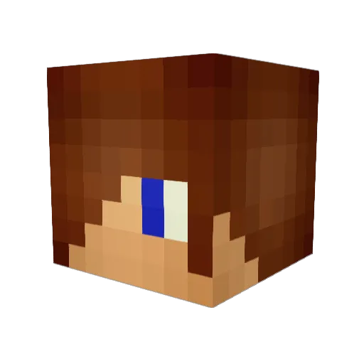 Adam59700 Minecraft avatar head, 3D render