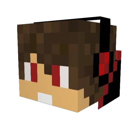 Adam9o1 Minecraft avatar head, 3D render