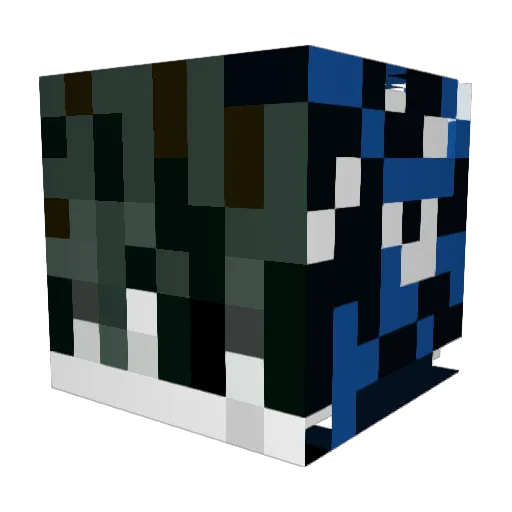 AdamBastian Minecraft avatar head, 3D render