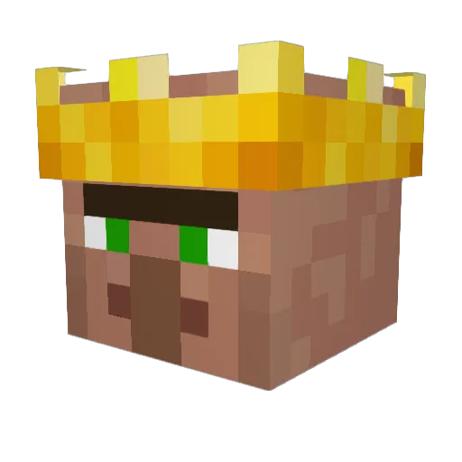 AdamD21 Minecraft avatar head, 3D render