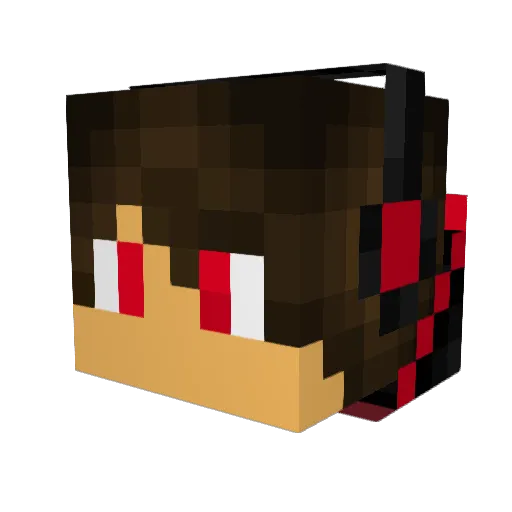 AdamDeeZam Minecraft avatar head, 3D render