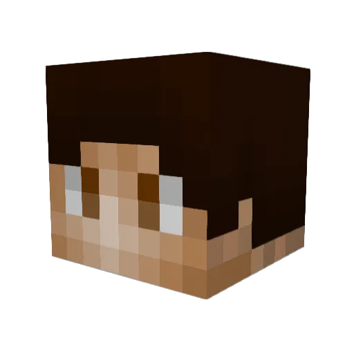 AdamDyer01 Minecraft avatar head, 3D render