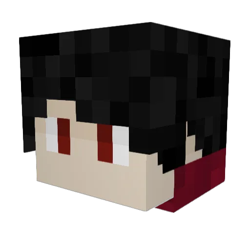 AdamH458 Minecraft avatar head, 3D render