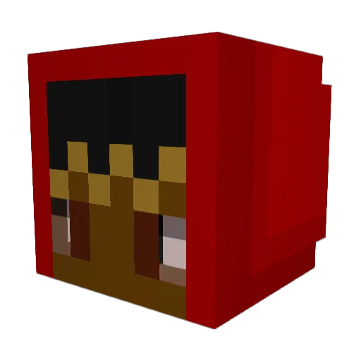 AdamLuvsJesus Minecraft avatar head, 3D render