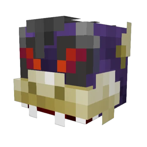 AdamMVP_AT_PVP Minecraft avatar head, 3D render