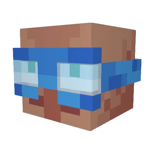 AdamR0 Minecraft avatar head, 3D render