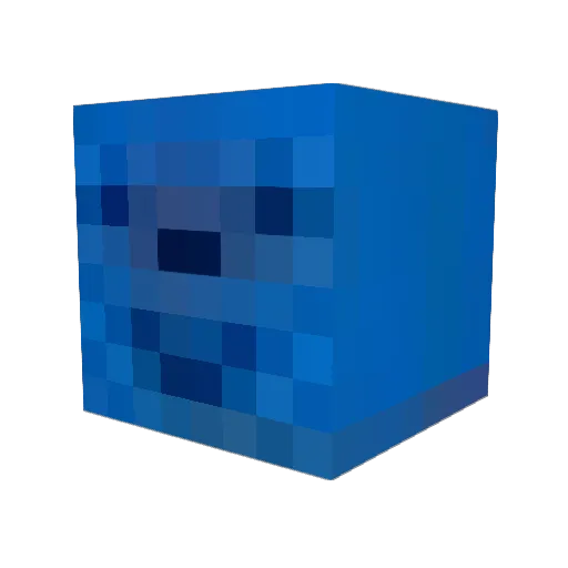 AdamSobieraj Minecraft avatar head, 3D render