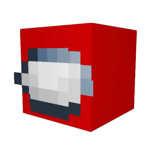 AdamStein Minecraft avatar head, 3D render