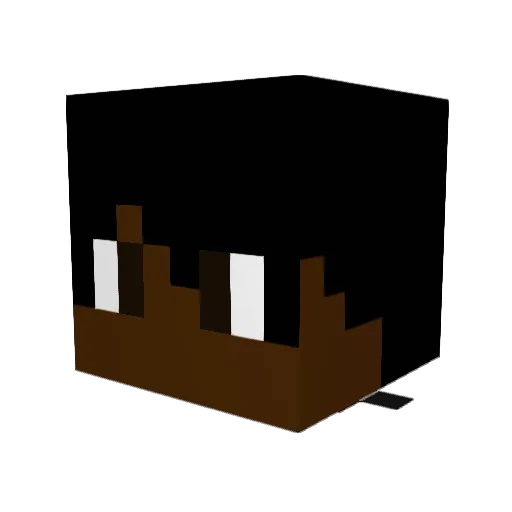 AdamTheOne_ Minecraft avatar head, 3D render
