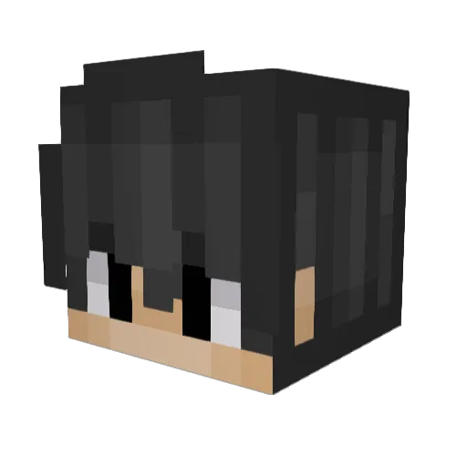 Adam_TheGamer Minecraft avatar head, 3D render