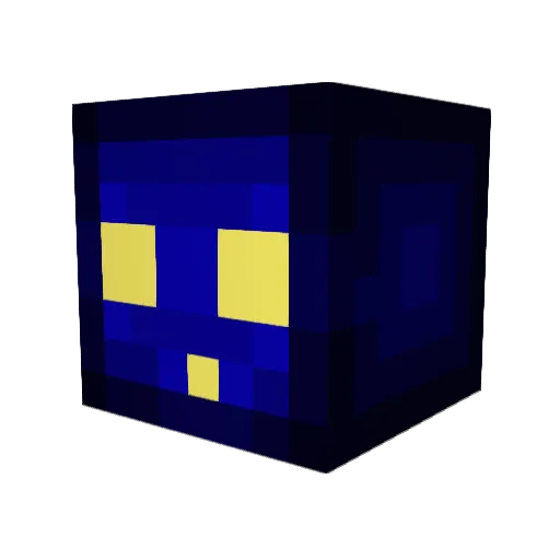 Adam_the_beast4 Minecraft avatar head, 3D render