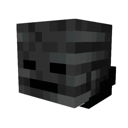 Adam_z_Adamova Minecraft avatar head, 3D render
