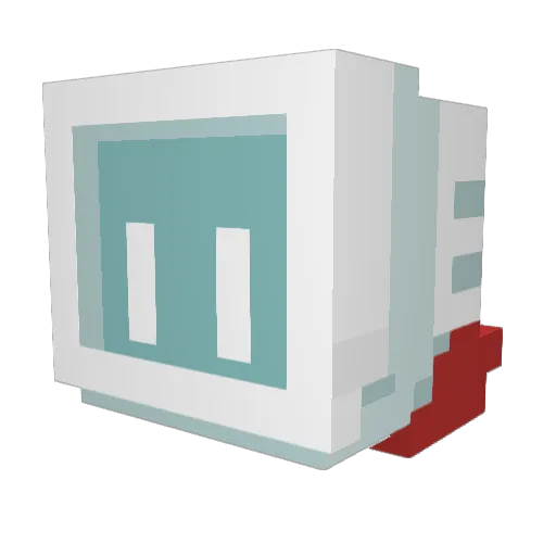 Adama2005 Minecraft avatar head, 3D render