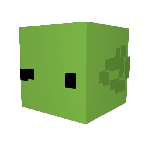AdamantiumTuba6 Minecraft avatar head, 3D render