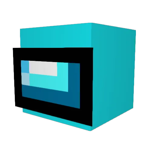Adamballa Minecraft avatar head, 3D render