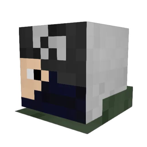 Adamc92 Minecraft avatar head, 3D render