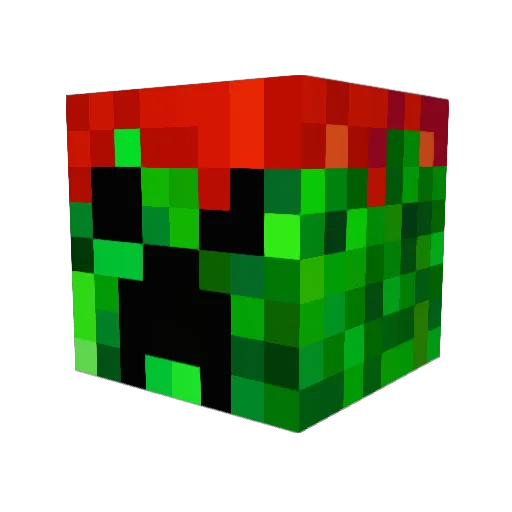 Adamin99 Minecraft avatar head, 3D render