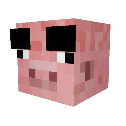 Adamishka Minecraft avatar head, 3D render