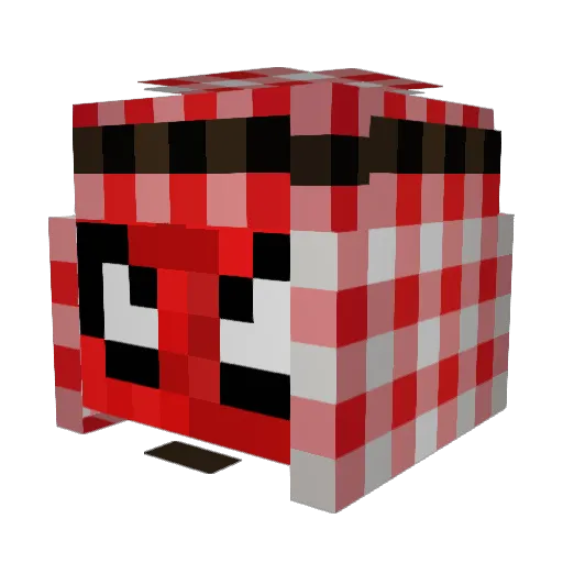 Adammek78 Minecraft avatar head, 3D render