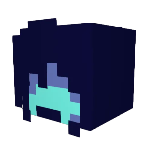 AdamolPL Minecraft avatar head, 3D render