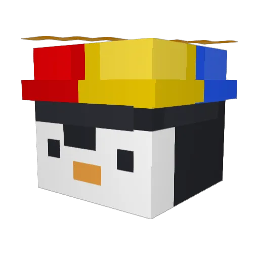 Adamox193 Minecraft avatar head, 3D render