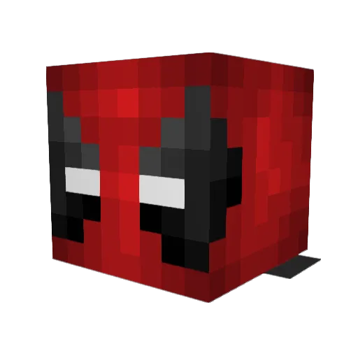 Adamrdp Minecraft avatar head, 3D render