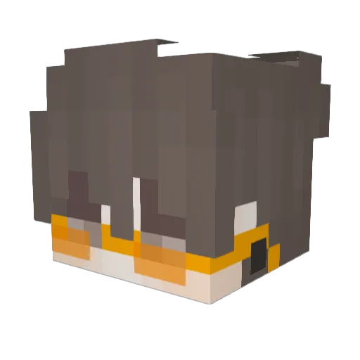 Adamson15 Minecraft avatar head, 3D render