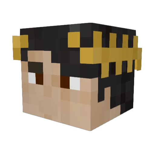 Adamstone16 Minecraft avatar head, 3D render
