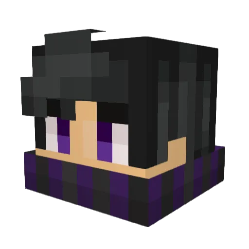 Adamzulu Minecraft avatar head, 3D render