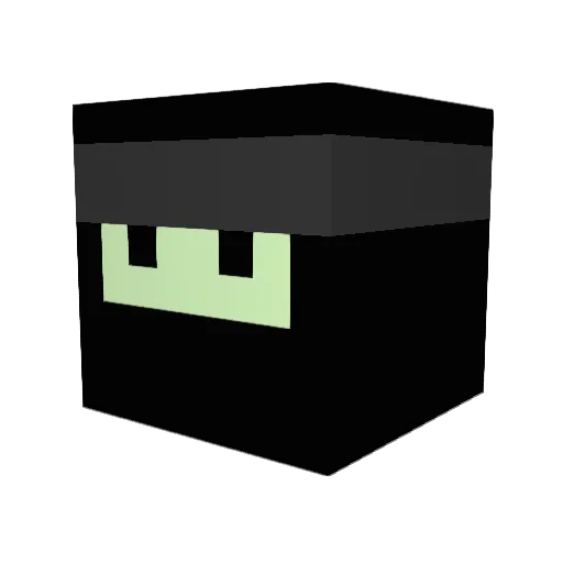 Adan124 Minecraft avatar head, 3D render