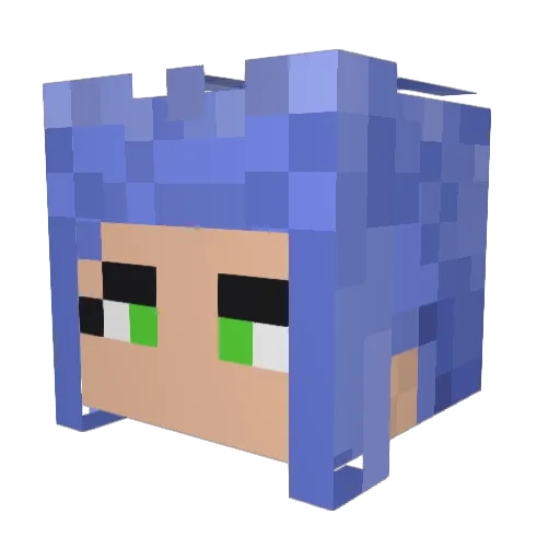 AdanThaBot Minecraft avatar head, 3D render