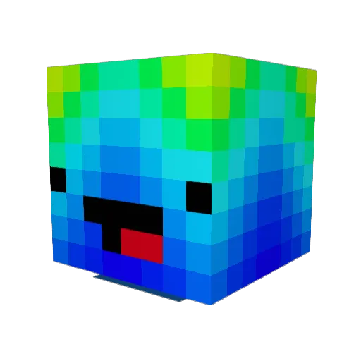Adan_12345 Minecraft avatar head, 3D render