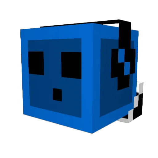 AdanosHD Minecraft avatar head, 3D render