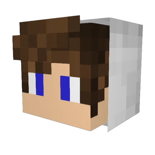 Adark2015 Minecraft avatar head, 3D render