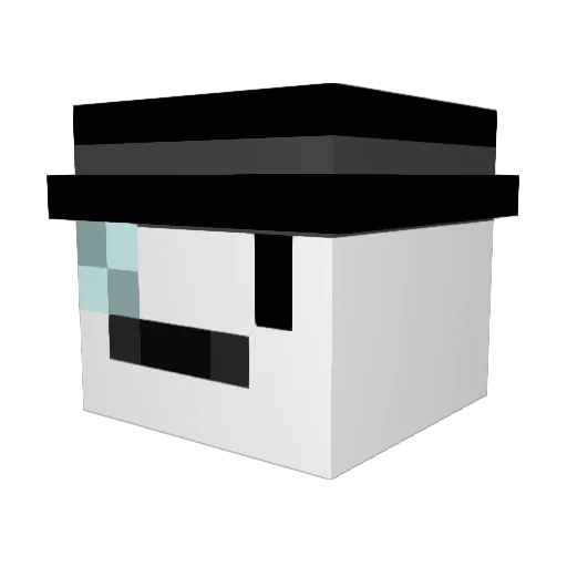 Adarsta123 Minecraft avatar head, 3D render