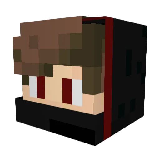 Adarus21 Minecraft avatar head, 3D render