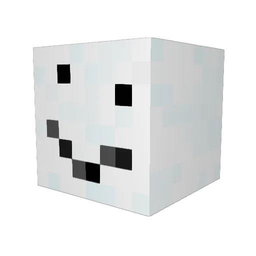 Adas_2011 Minecraft avatar head, 3D render