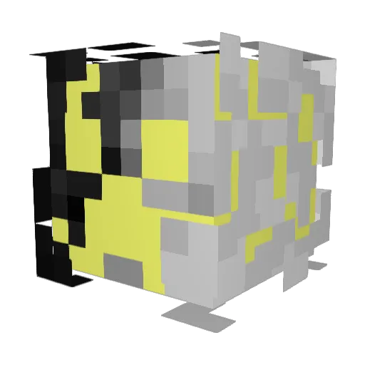 Aday5050 Minecraft avatar head, 3D render