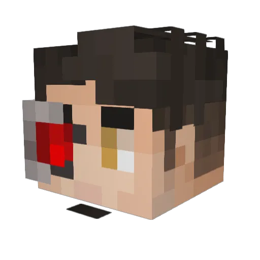 AddYO_o Minecraft avatar head, 3D render