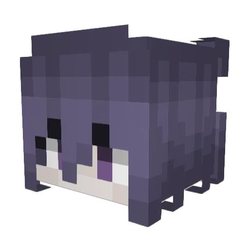 AddamsFamilyFan Minecraft avatar head, 3D render
