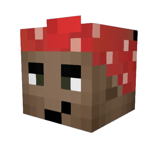 Adde_op_pvp Minecraft avatar head, 3D render